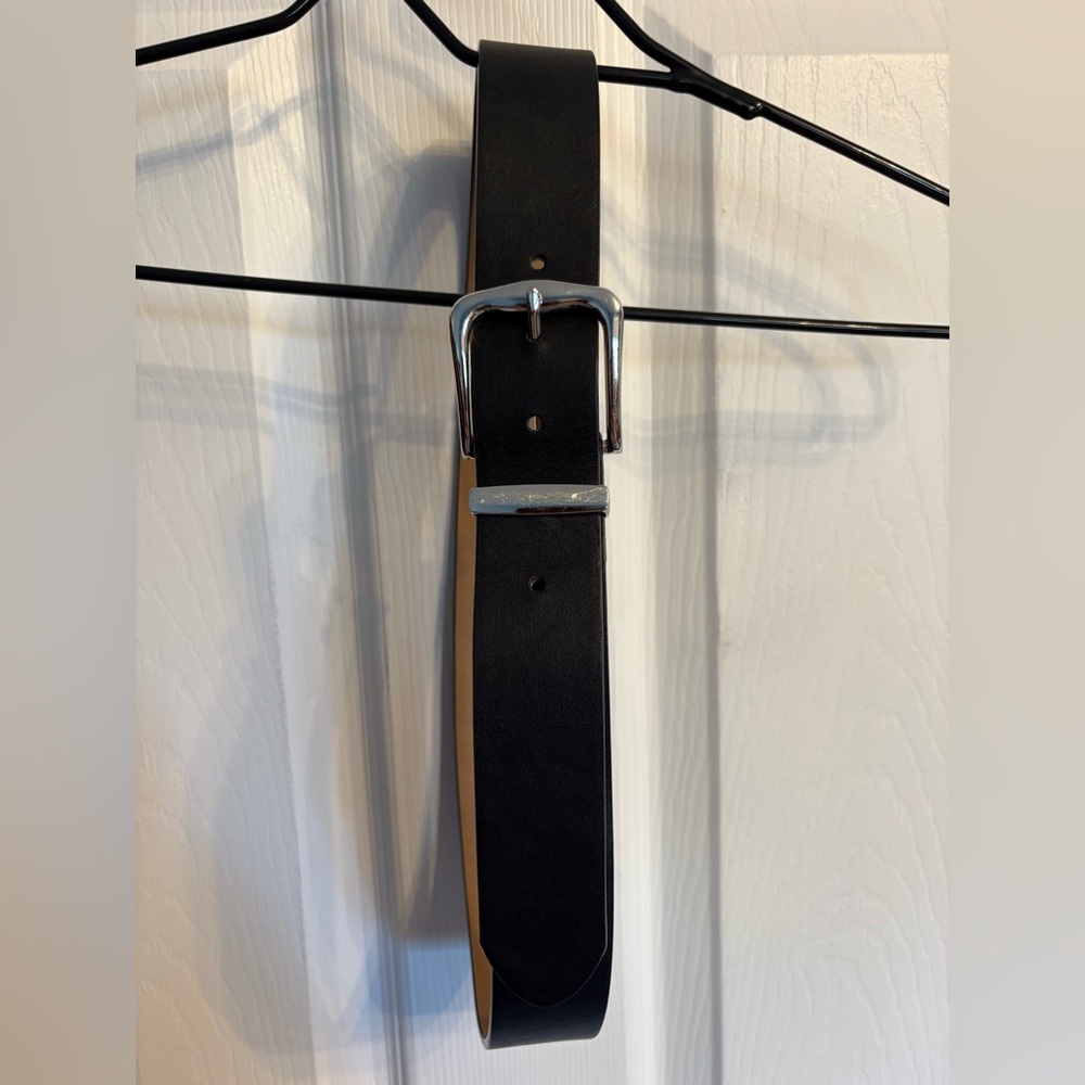 Women’s Black Leather Belt - Classic Everyday Style